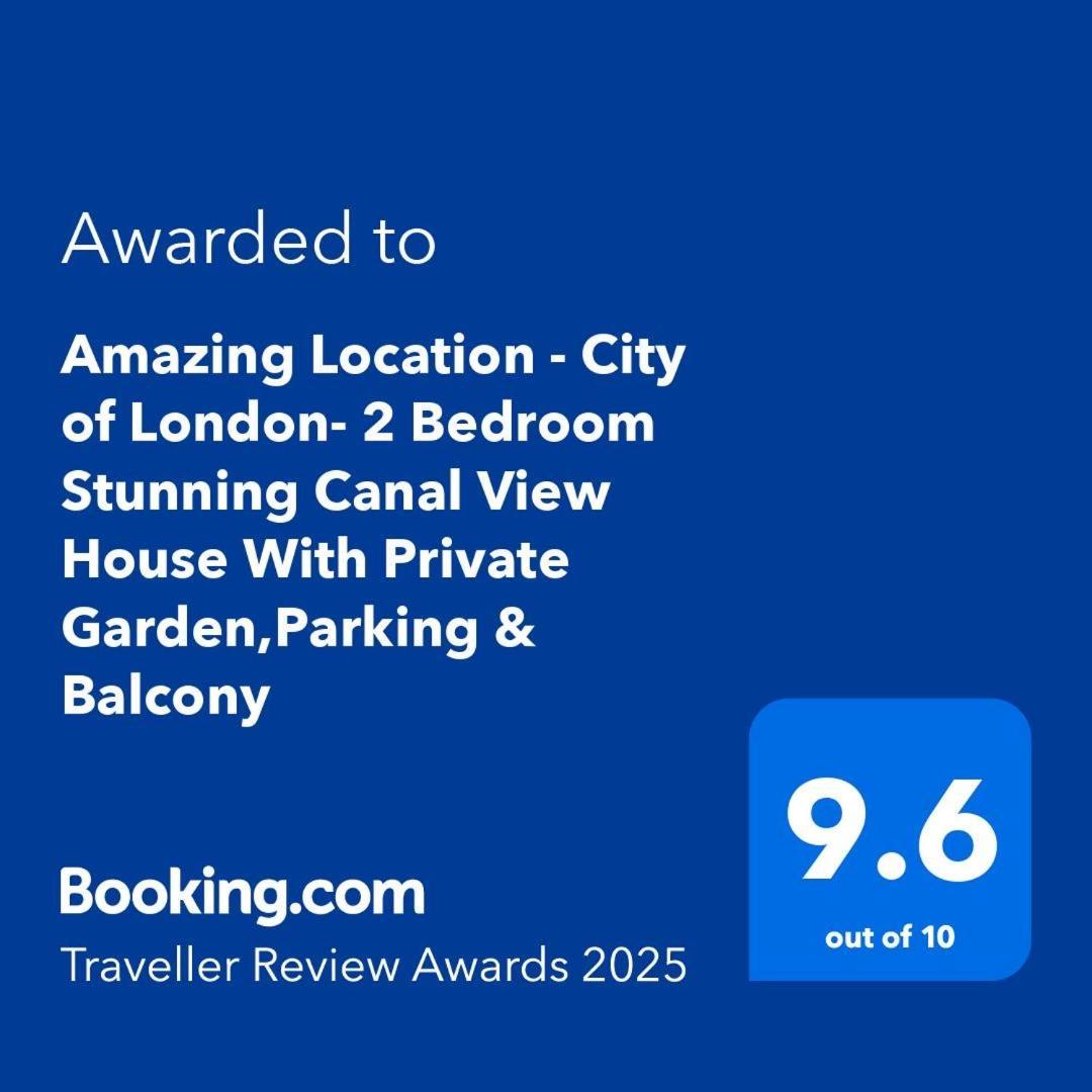 Amazing Location - City Of London- 2 Bedroom Stunning Canal View House With Private Garden,Parking & Balcony Ngoại thất bức ảnh